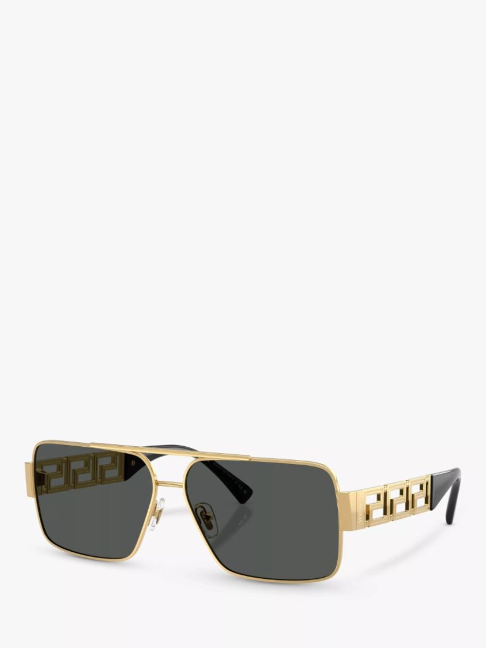 NEW VERSACE SUNGLASSES, VE2290 1002/87 GOLD GRAY UNISEX EYEWEAR VE2290 100287